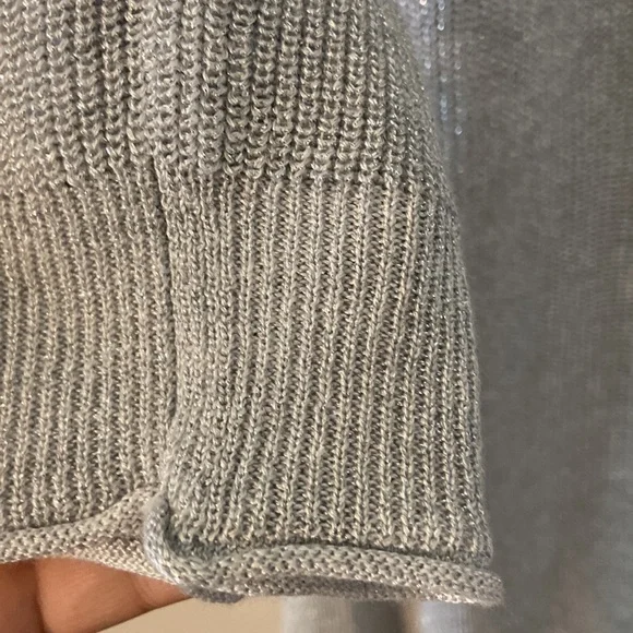 Midnight Velvet Cardigan size XL excellent condition length 37” color silver - Picture 7 of 12